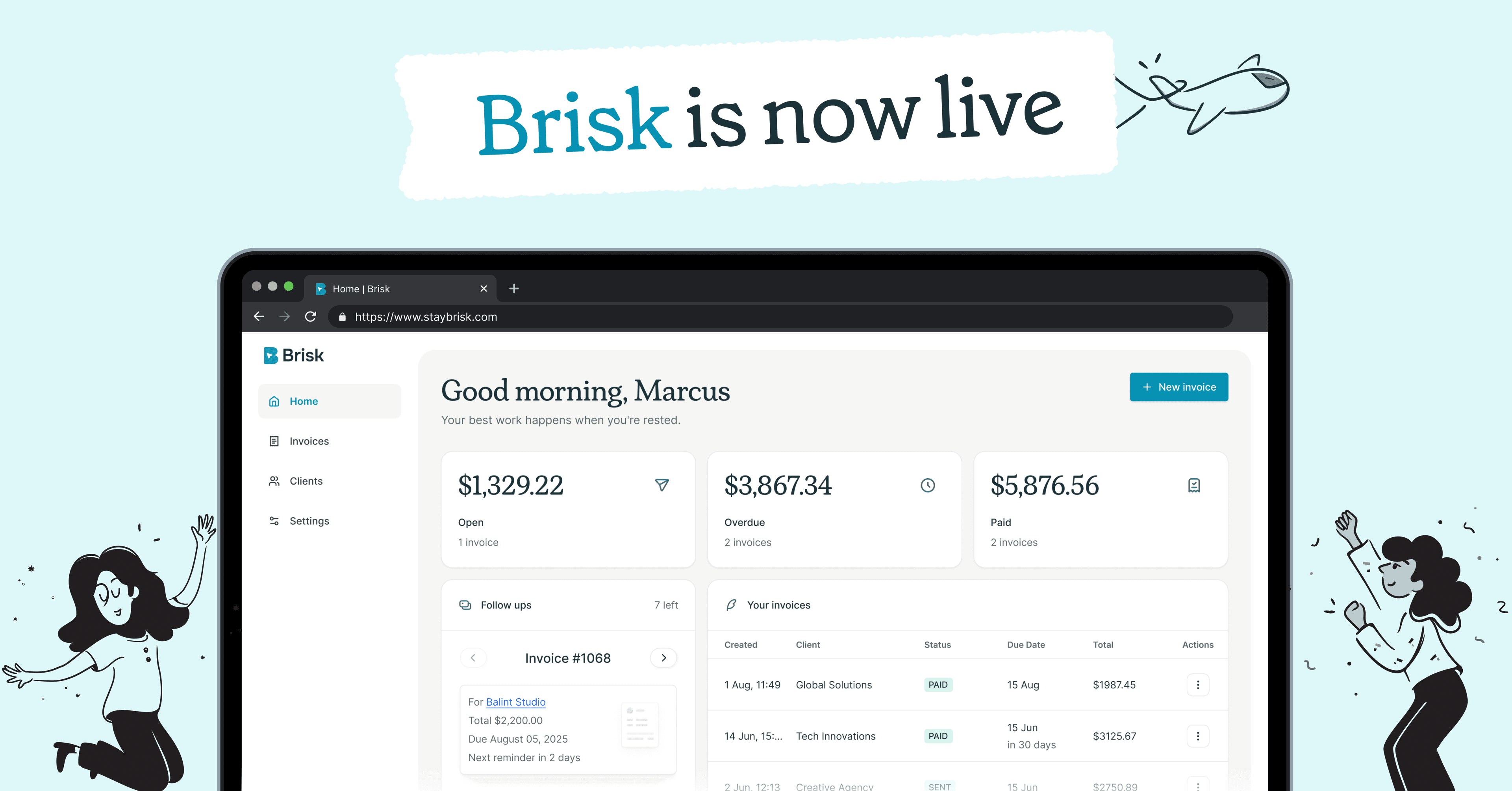 Brisk is now live for the public announcement